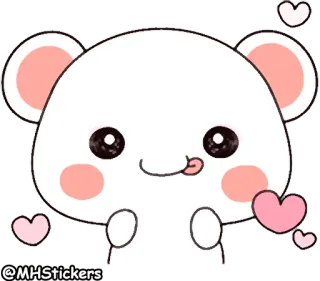😋 @MHStickers 귀여운, 카와이, 곰, 동물, 스티커, 만화 telegram sticker