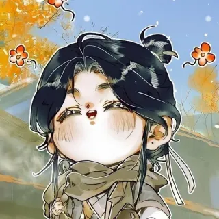 🌟 Animé, Personnage, Mignon, Chibi, Fanart whatsapp sticker