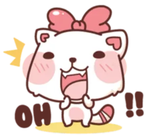 😳 COOL! 만화, 귀여운, 고양이, 멋진, 카와이, 재미 telegram sticker