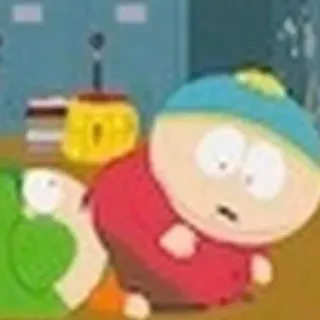 😳 Eric Cartman South Park Eric Cartman, South Park, animato, cartone animato, commedia, serie TV telegram sticker