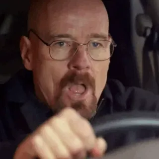 🌓 Walter White Breaking Bad tv, series, meth, drugs, cooking telegram sticker