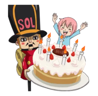 @Tikelmu ONE PIECE Commemorative Stickers whatsapp stickers