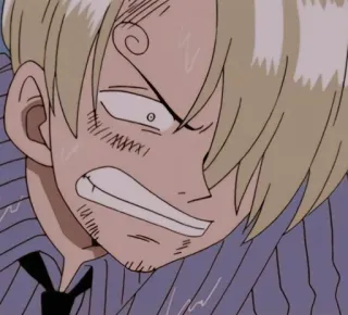 😨 Sanji One Piece Anime, Manga, Sanji, One Piece, Kartun, Karakter telegram sticker