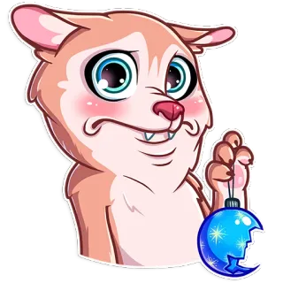 😥 dessin animé, animal, chat, autocollant telegram sticker
