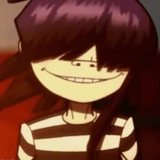 🤓 Murdoc Niccals Gorillaz Dibujo animado, Personaje, Banda, Música, Banda virtual telegram sticker