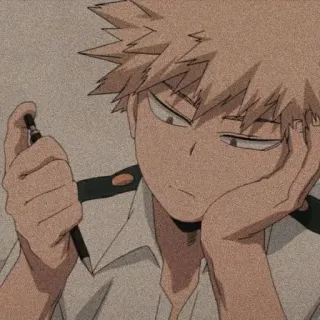 🥯 Bakugo My Hero Academia Anime, Personagem, Bakugo, My Hero Academia, MHA, Fanart telegram sticker