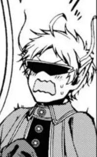 😎 Anime, Manga, Charakter, Ausdruck, Sonnenbrille telegram sticker