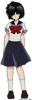😶 Urabe Mikoto Mysterious Girlfriend X Anime, Uniforme scolaire, Fille, Mysterious Girlfriend X, Urabe Mikoto telegram sticker