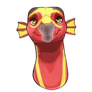 👃 Tier, Kreatur, Monster, Cartoon, Fantasy whatsapp sticker