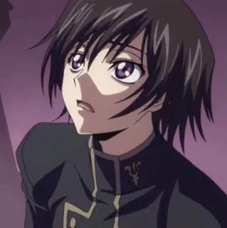 🥀 Lelouch Lamperouge Code Geass Anime, Personaggio, Lelouch, Code Geass whatsapp sticker