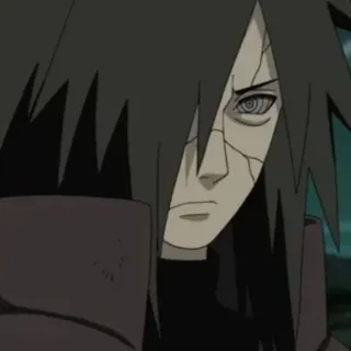 ⚖ Madara Uchiha Naruto anime, uchiha, mangekyou, character, villain telegram sticker