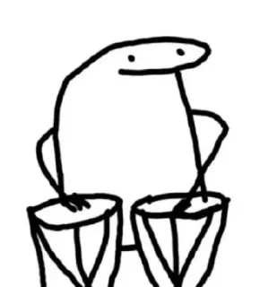 ✨ FlorkOfCows Meme, Sticker, Dibujo animado, Florkofcows, Dibujo, Bongo whatsapp sticker