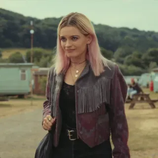🌸 Maeve Wiley Sex Education televisión, Maeve Wiley, Sex Education, Netflix, personaje, retrato telegram sticker