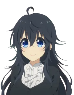 🙂 Anime, Garota, Desenho animado, Feminino, Personagem, Retrato telegram sticker