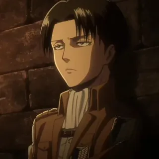 ⚔ Levi Ackerman Attack on Titan Anime, Manga, Karakter, Levi, Attack on Titan telegram sticker