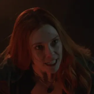 😠 Wanda Maximoff Ванда Максимофф, Алая Ведьма, Marvel, Супергерой, Элизабет Олсен, Мститель whatsapp sticker