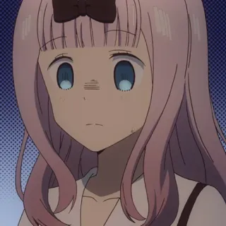 💜 Chika Fujiwara Kaguya-sama: Love Is War Аниме, Милый, Чика Фудзивара, Кагуя-сама: любовь - это война, Смешной, Девушка telegram sticker
