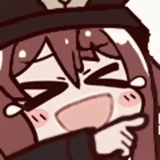 🤣 Hu Tao Genshin Impact Anime, Hu Tao, Genshin Impact, lindo, dibujos animados, videojuego whatsapp sticker