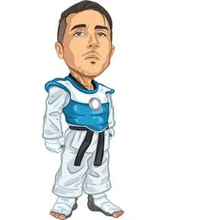 🥷 võ thuật, taekwondo, karate, hoạt hình, vận động viên telegram sticker