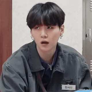 😐 민사지 K-Pop, Idol, Person, Koreanisch whatsapp sticker