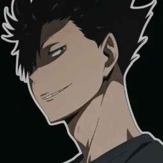🐈 Kuroo Tetsurou Haikyuu!! Anime, Haikyuu, Kuroo Tetsurou, Manga, Volleyball whatsapp sticker