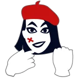 🖕 activista, revolucionario, violencia, militar, ofensivo telegram sticker