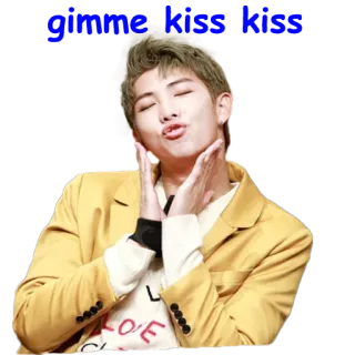 😘 RM RM, BTS, K-Pop, Pop coreano, Musica, Artista telegram sticker