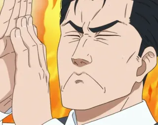 🙏 aplauso, anime, hombre, aplausos, expresión telegram sticker
