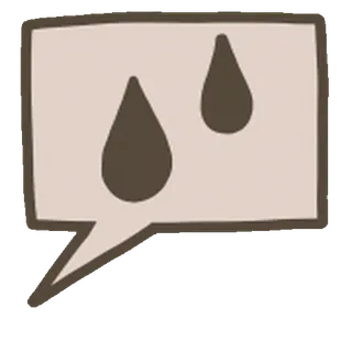 ๐ sweat drops, emoji, nervous, anxiety, stress whatsapp sticker