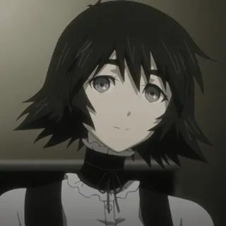 😡 Ruka Urushibara Steins;Gate Anime, Ruka Urushibara, Steins;Gate, Karakter, Potret, Tersenyum whatsapp sticker
