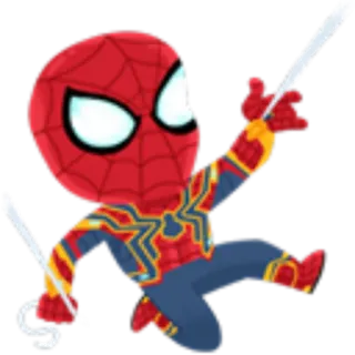 🤘 Spider-Man Spider-Man, super-herói, história em quadrinhos, Marvel, desenho animado, teia, balançando, ação telegram sticker