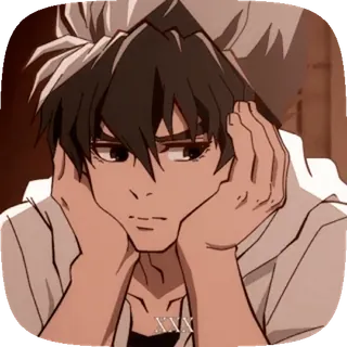 🕸 XXX อนิเมะ, ผู้ชาย, การ์ตูน, ตัวละคร telegram sticker