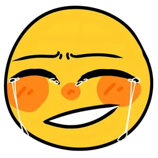 🌝 emoji, płacz, smutny, twarz, żółty telegram sticker