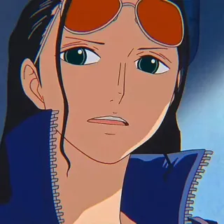 📚 Nico Robin One Piece anime, cartoon, character, nico robin, one piece whatsapp sticker