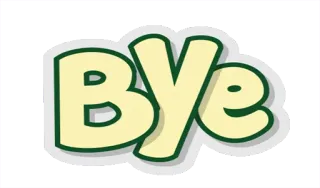 👋 Bye au revoir, adieu, départ, salut telegram sticker