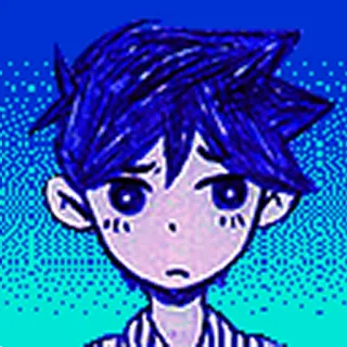😥 Omori Anime, Triste, Garçon, Jeu, Omori telegram sticker