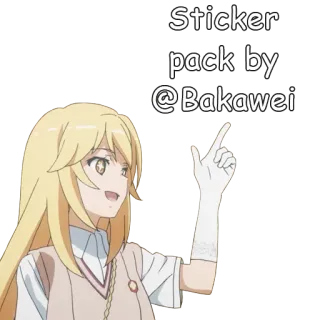 📝 Sticker pack by @Bakawei telegram sticker