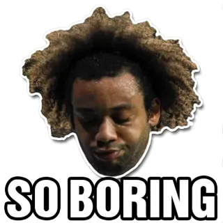 😴 SO BORING скучно, очень скучно, смешно, выражение, мемы telegram sticker