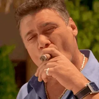 🌓 cigar, smoking, man, jewelry, watch telegram sticker