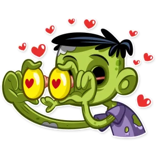 Z For Zombie whatsapp stickers