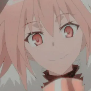 🤗 Astolfo Fate/Apocrypha Anime, Manga, Cheveux roses, Mignon, Kawaii, Trap, Fate (série), Astolfo telegram sticker