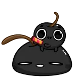 🥳 개미, 폭죽, 폭발물, 만화, 검은색 telegram sticker