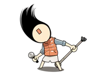 🎤 stick figure, weapon, bomb, violence, cartoon telegram sticker