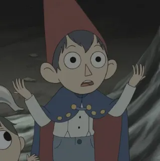 🍫 Wirt Over the Garden Wall 卡通, 花园墙外, 沃特, 角色, 动画 telegram sticker