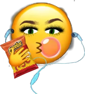 💅 Cheetos Emoji, Snacks, Nourriture, Beauté, Chewing-gum, Cheetos telegram sticker