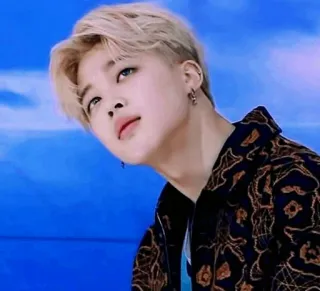 🍃 Jimin Jimin, BTS, K-pop, penyanyi, idola, selebriti, musik whatsapp sticker