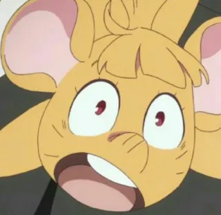 😮 cartone animato, animale, elefante, personaggio, anime, mammifero telegram sticker