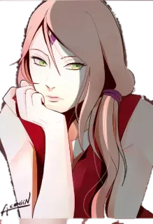😒 Sakura Naruto anime, sakura, character, cartoon whatsapp sticker