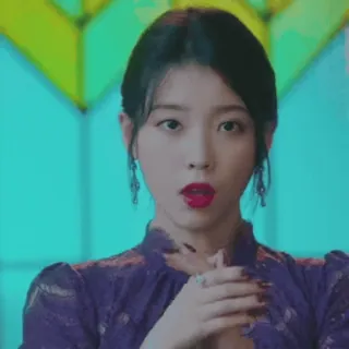 👏 IU IU, корейская певица, знаменитость, певица, артист, K-pop telegram sticker