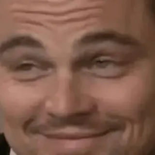 😏 Leonardo DiCaprio Django Unchained leonardo dicaprio, smile, smirk, meme, reaction, django unchained, calvin candie whatsapp sticker